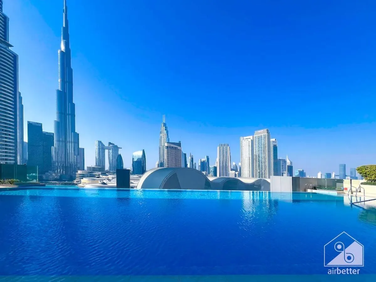 Apartment Elegant 2B At Boulevard Point Burj & Fountain View Dubai