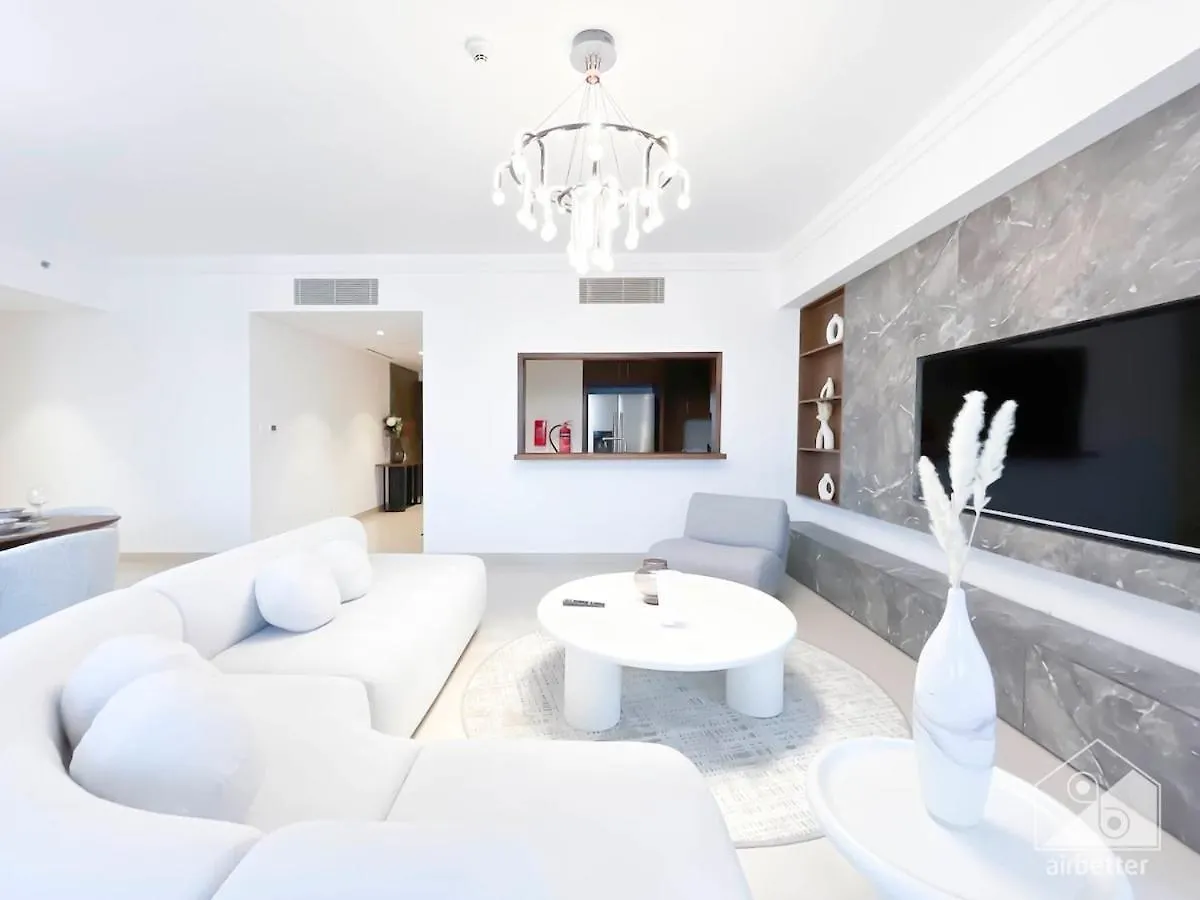 Elegant 2B At Boulevard Point Burj & Fountain View Дубай Апартаменты